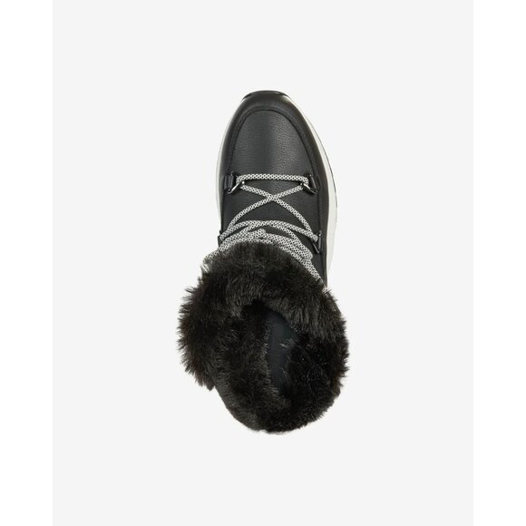 Brand New Geox Women's Black Snow Boots - Winter Size 7 US 37 EUR New - Picture 2 of 2